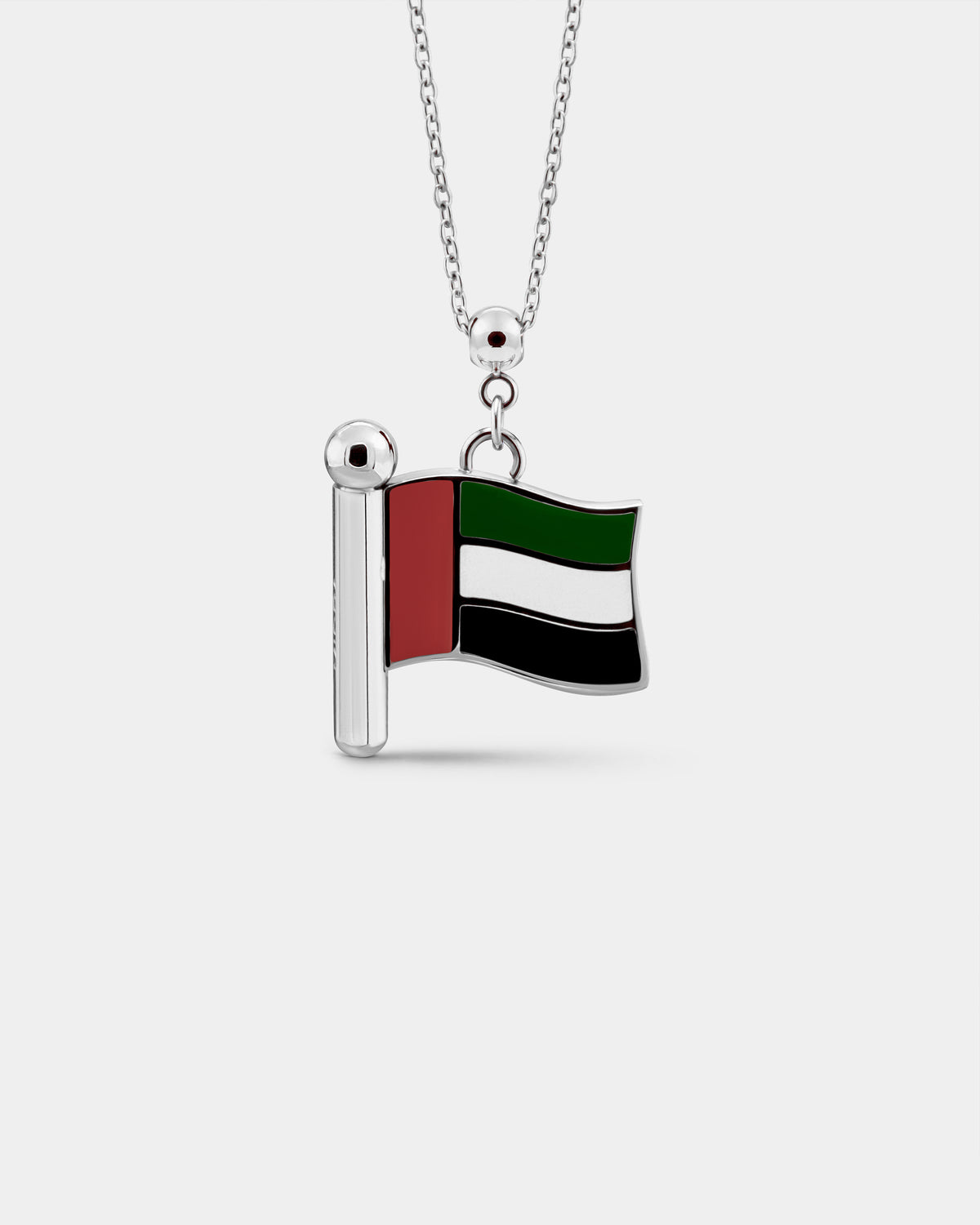 Charm flag UAE (Silver)