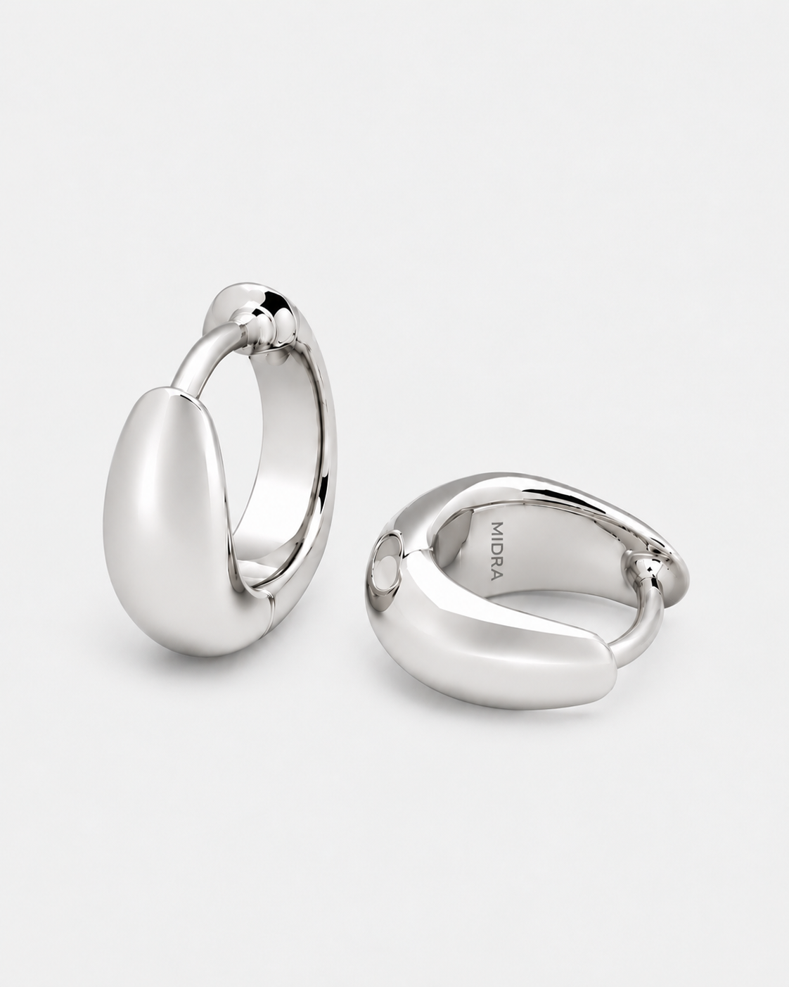 Ice Huggies Earrings (Silver)