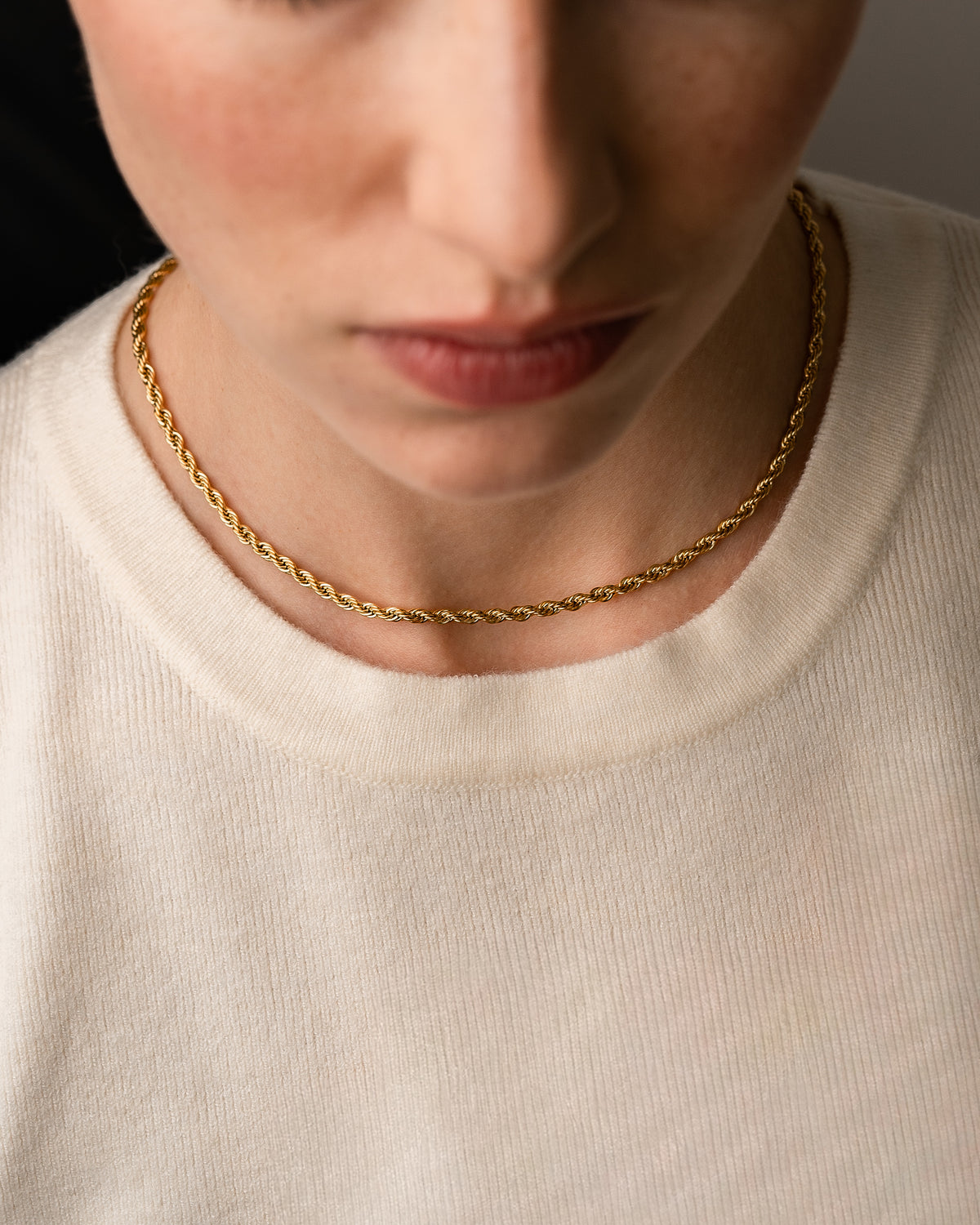 Rope chain (Golden) 3mm