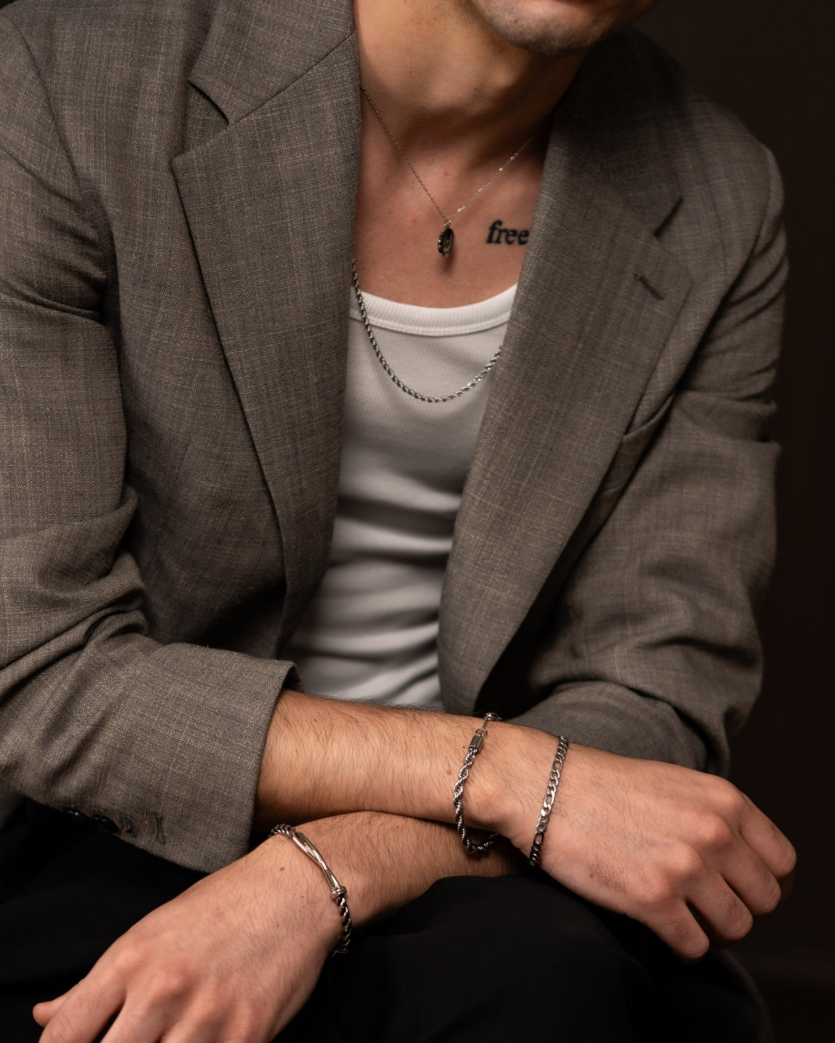 Figaro Bracelet (Silver) 5mm