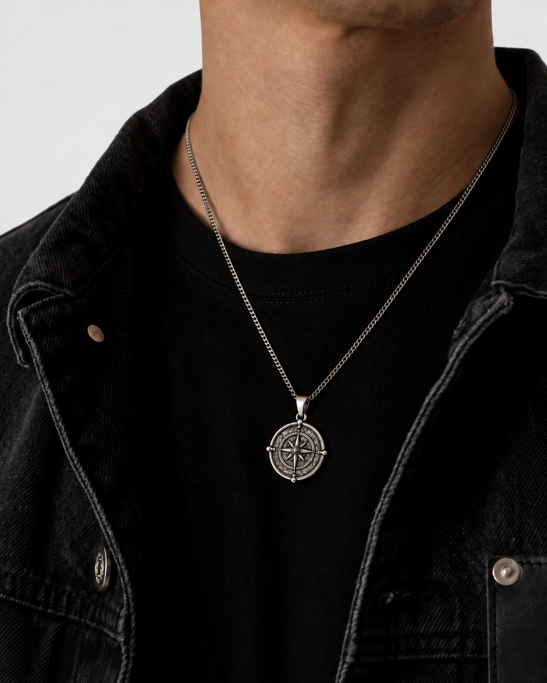 Compass Map Necklace