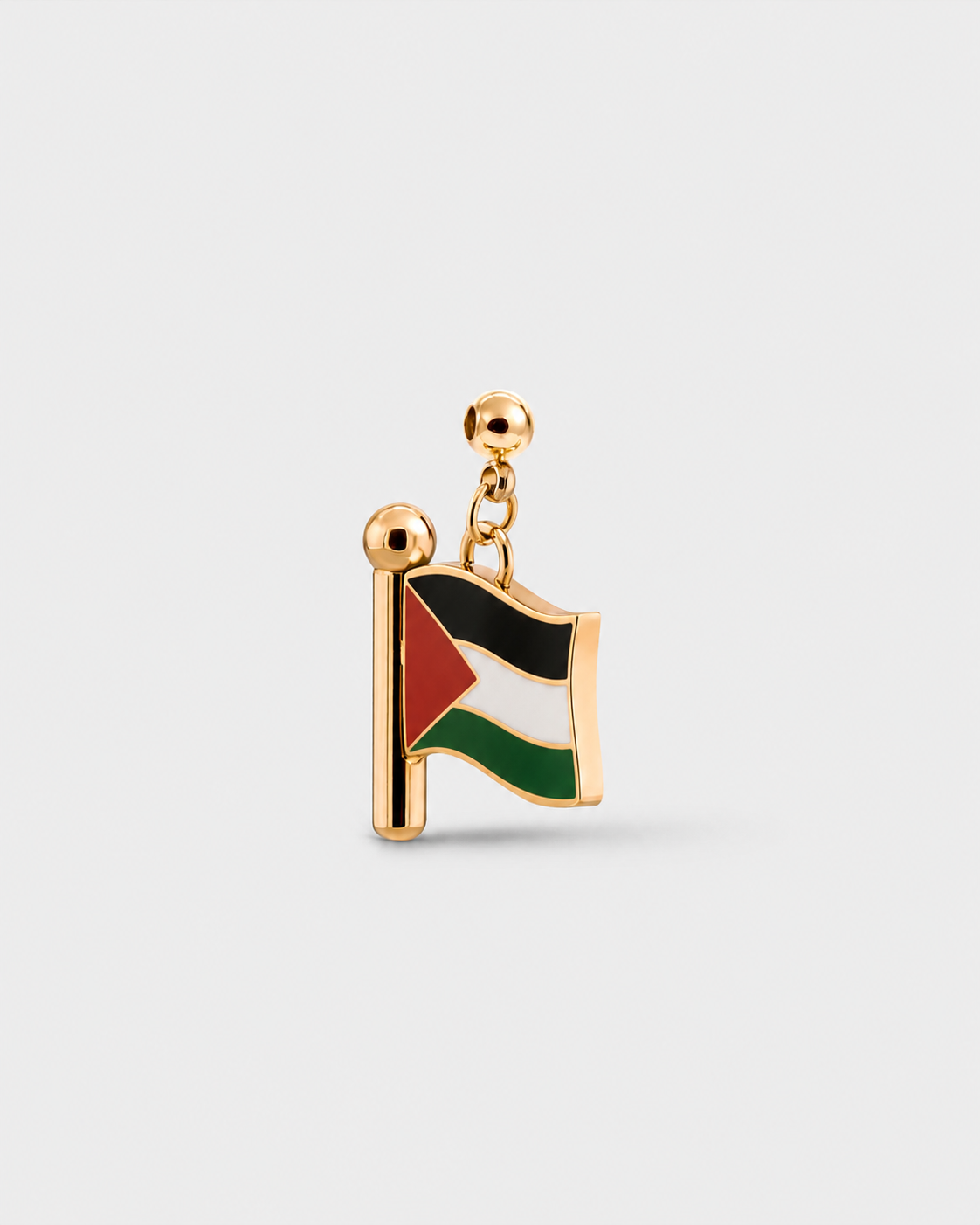 Charm flag Palestine (Golden)