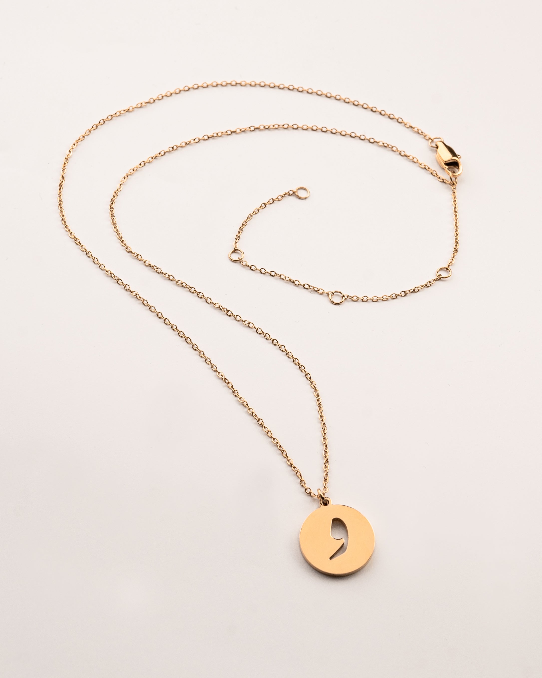 Initial Necklace ز