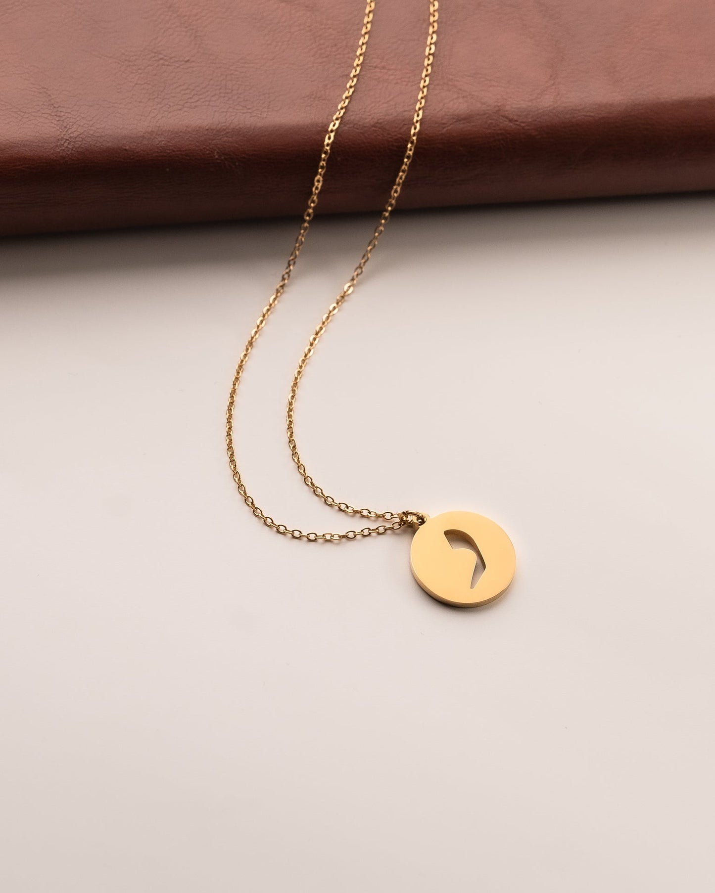 Arabic Letter Necklace د