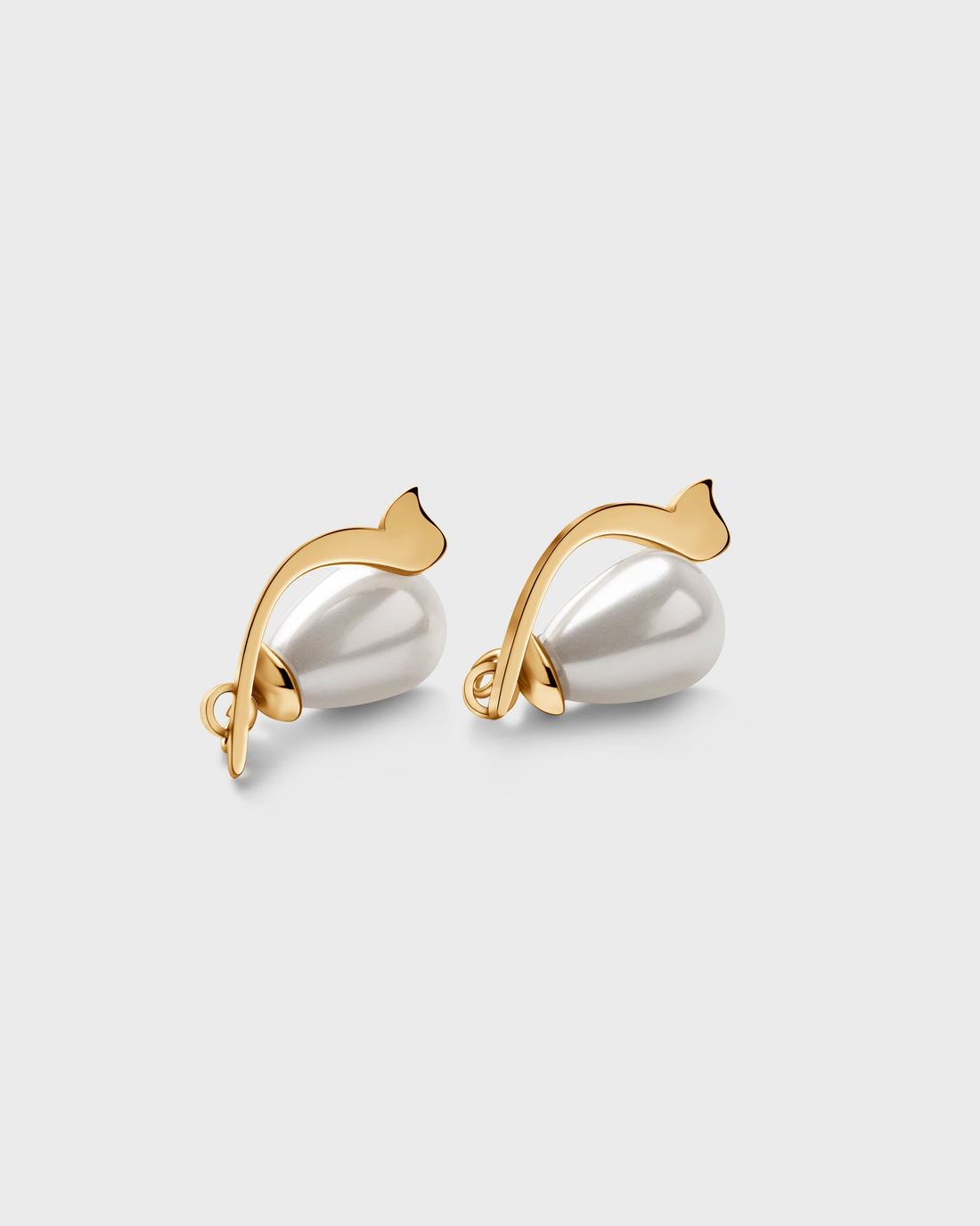 Calligraphed Initial Earrings م
