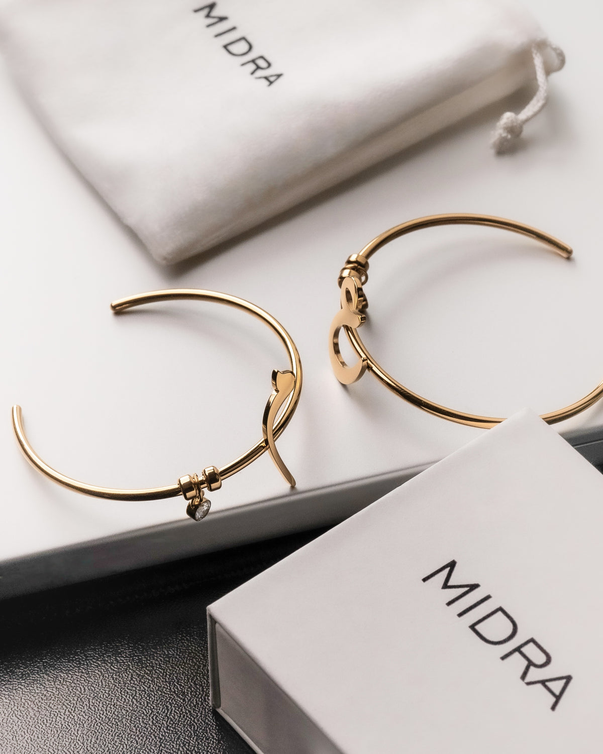Calligraphed Initial Bracelet س