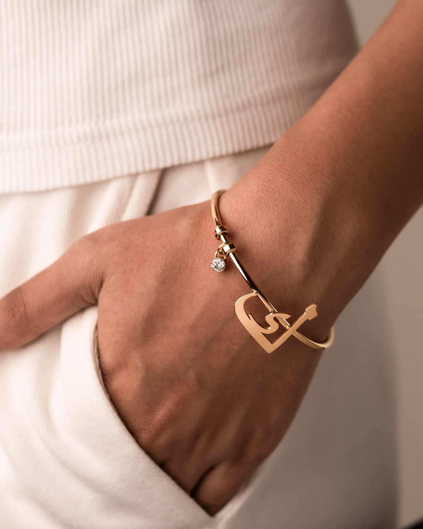 Arabic Letter Bracelet  ك